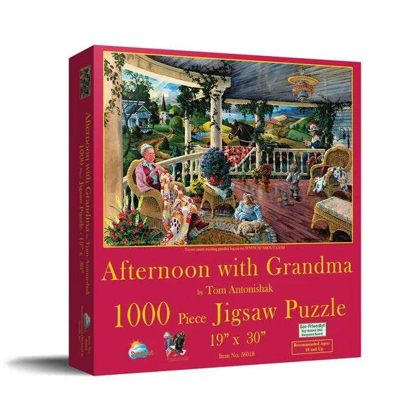Afternoon with Grandma 1,000 Piece Jigsaw Puzzle