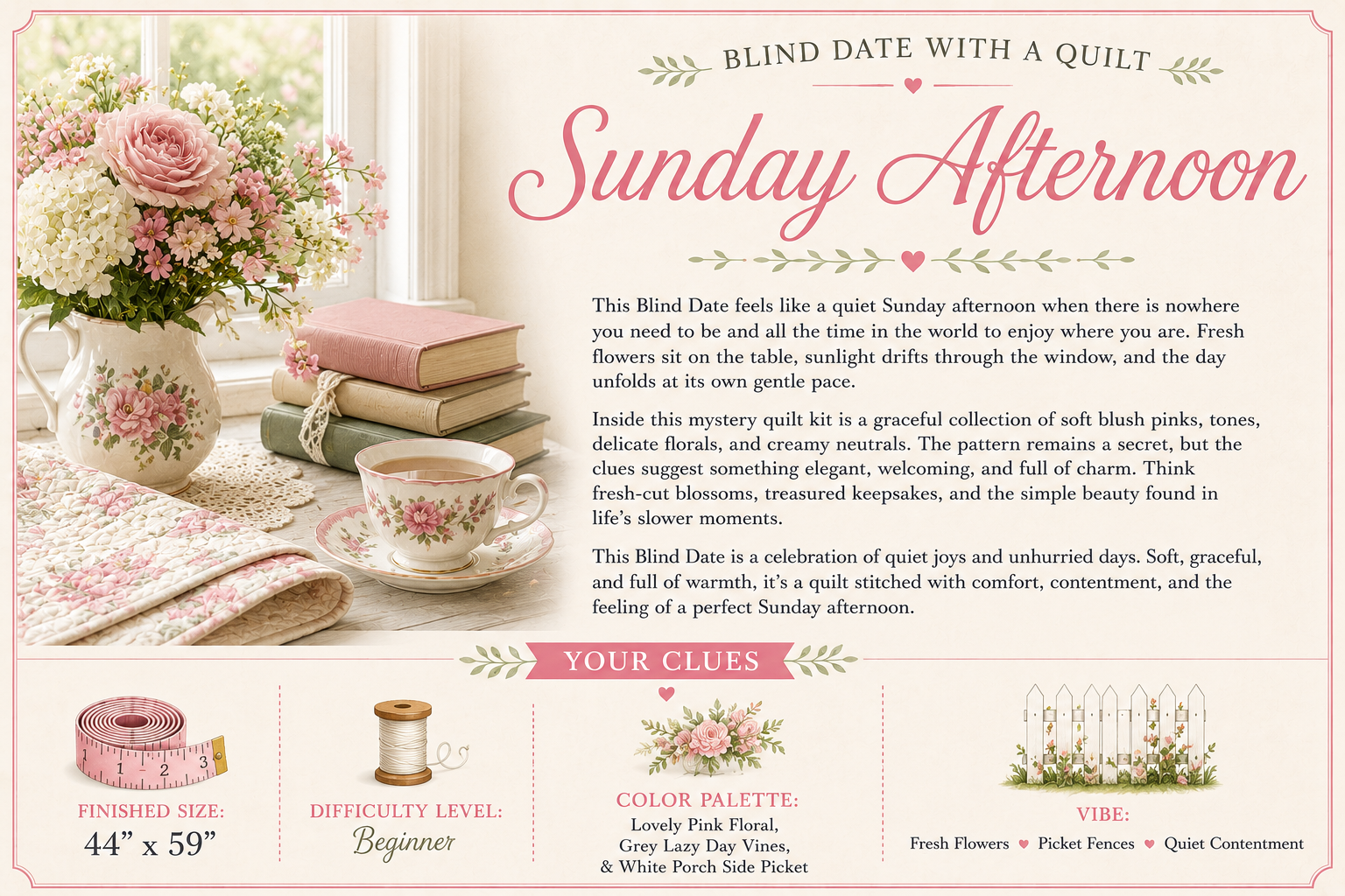 Blind Date with a Quilt (3 Yard) - Foundations Series