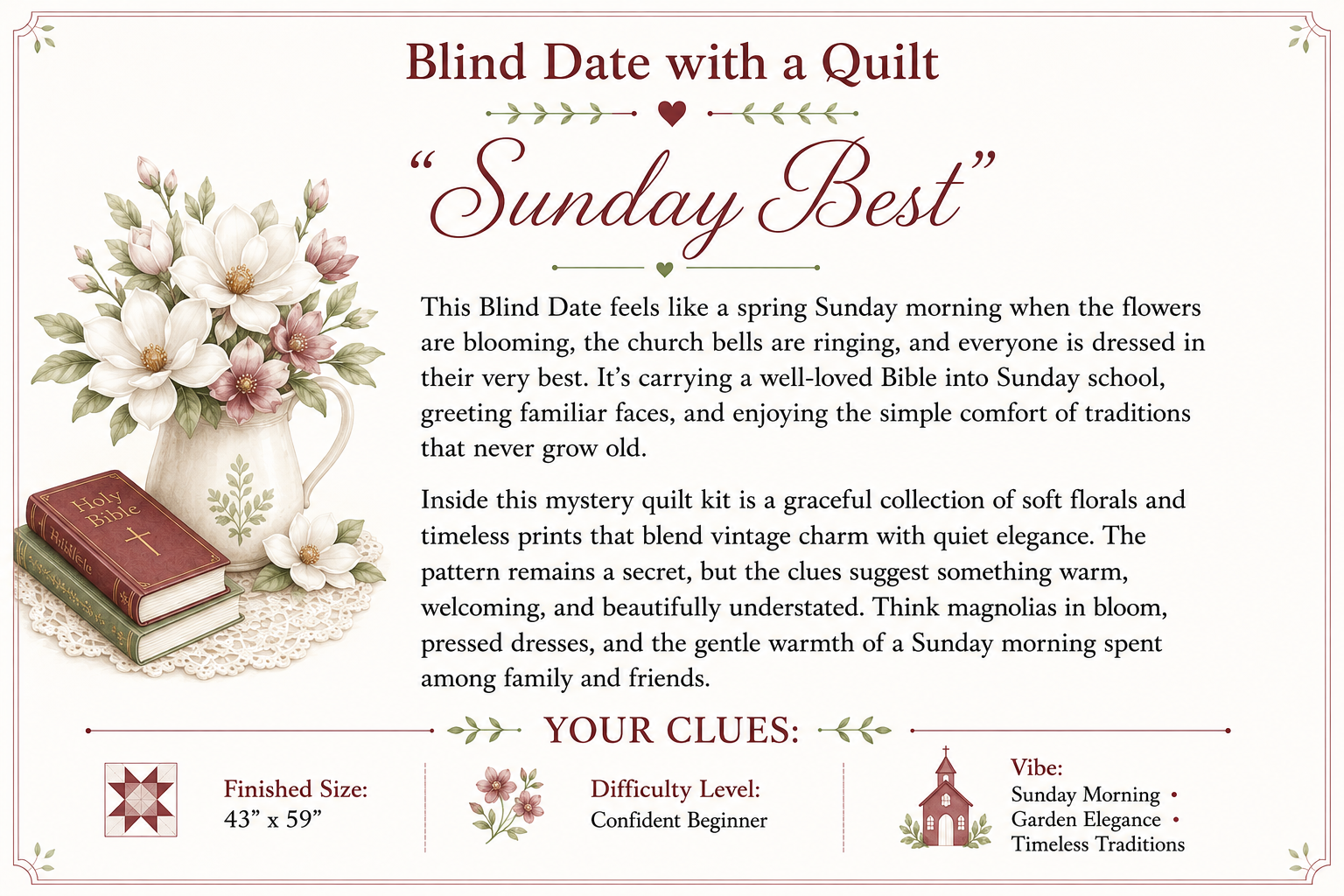 Blind Date with a Quilt (3 Yard) - Foundations Series