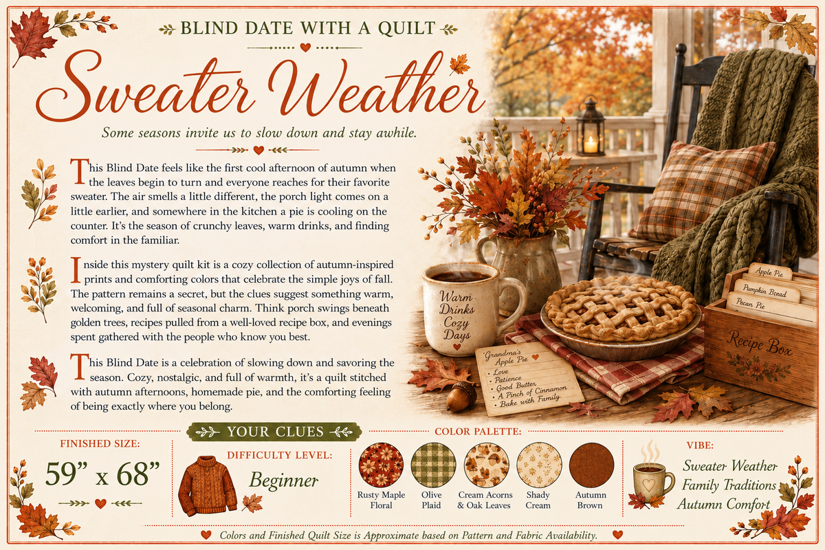 Blind Date with a Quilt (5 Yard) - Foundations Series