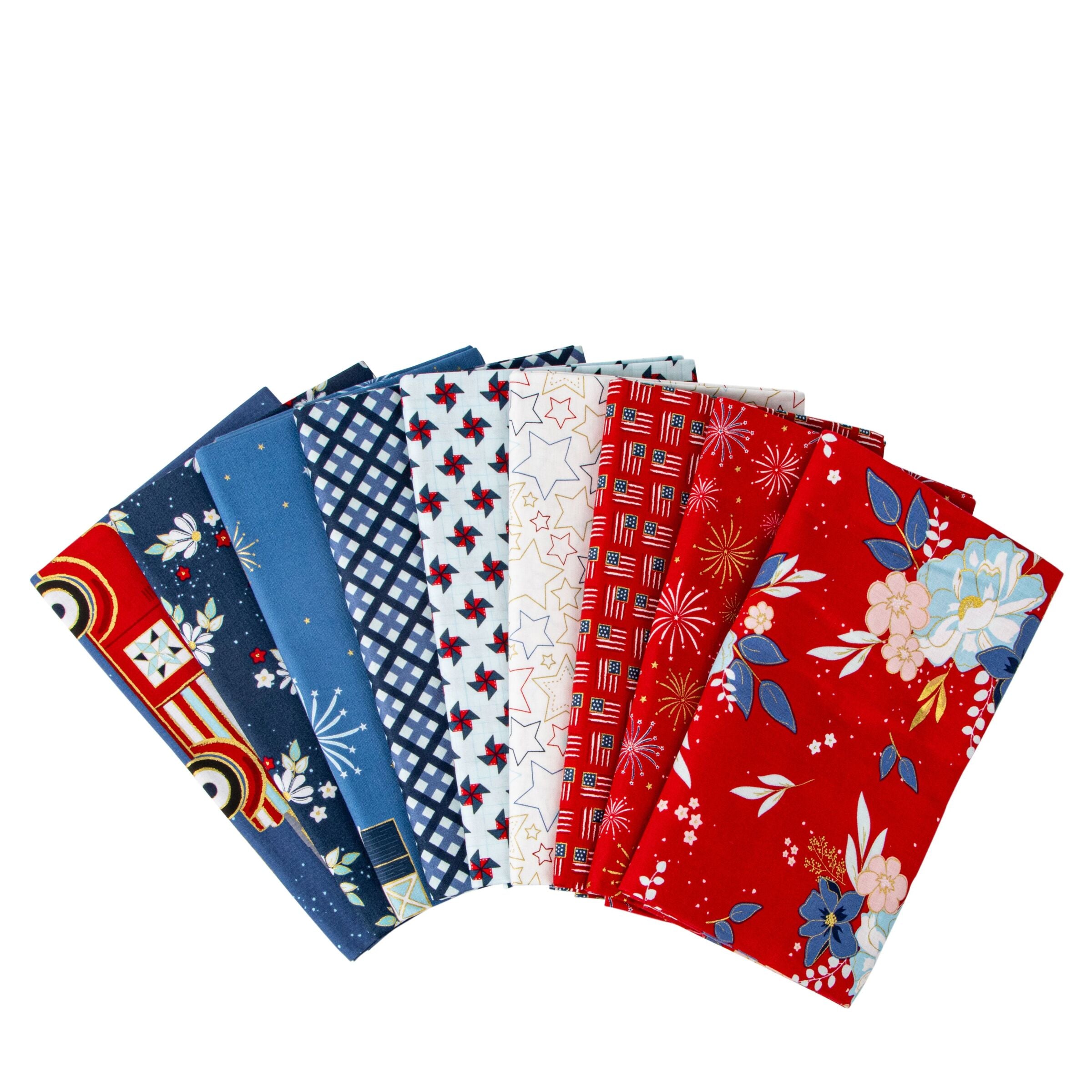 Sweet Freedom 1/2 Yard Bundle Red