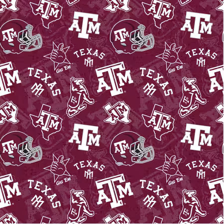 Officially Licensed Collegiate 1 Yard Cuts