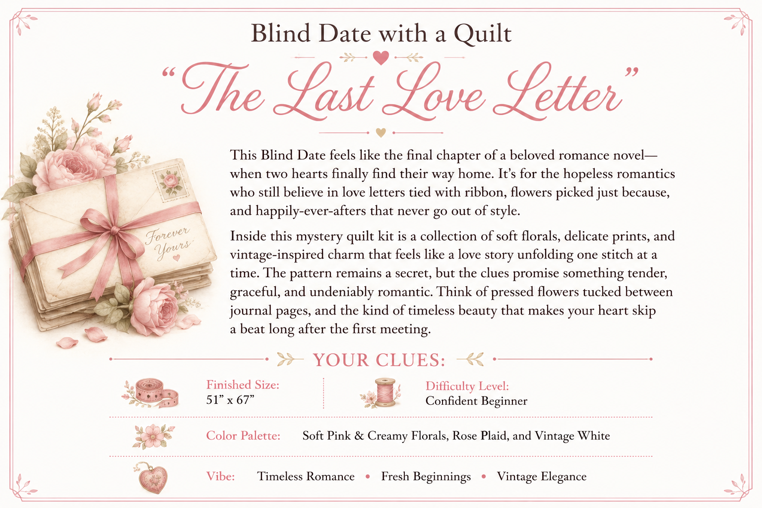 Blind Date with a Quilt - Large (5Yds)