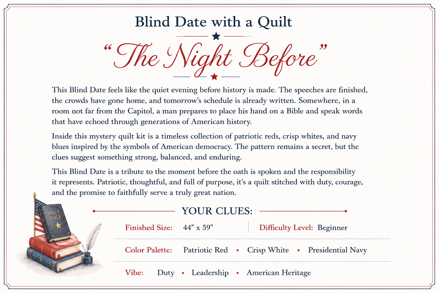 Blind Date with a Quilt (3 Yard) - Foundations Series