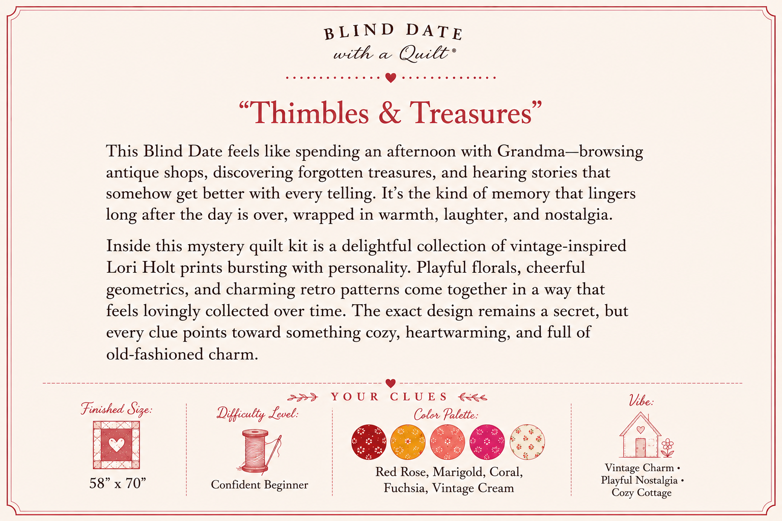 Blind Date with a Quilt (5 Yard) - Foundations Series