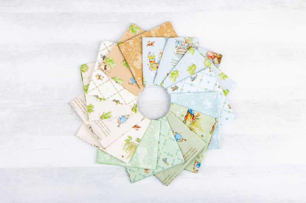 Peter Rabbit and Benjamin Bunny 1 Yard Cut