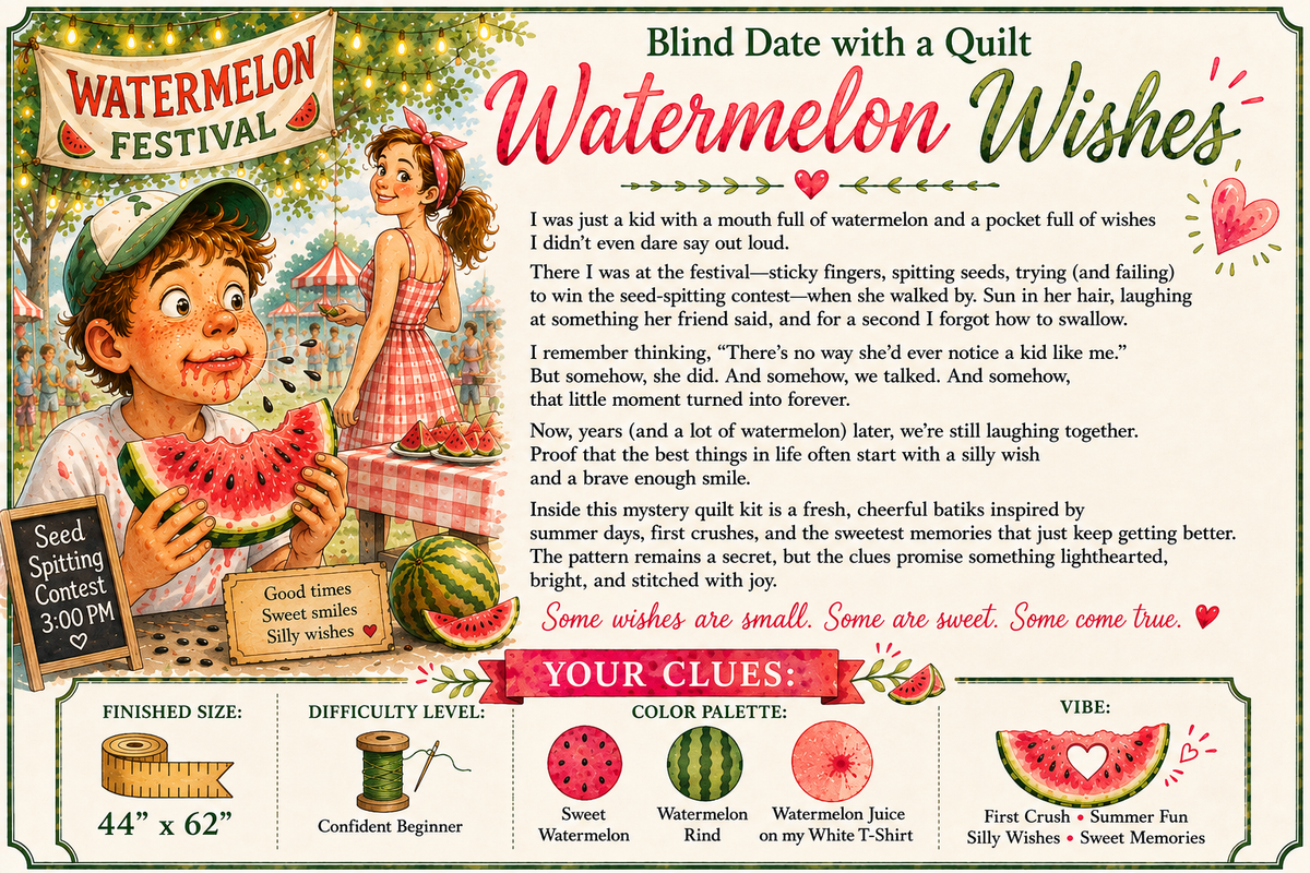 Blind Date with a Quilt (3 Yard) - Foundations Series