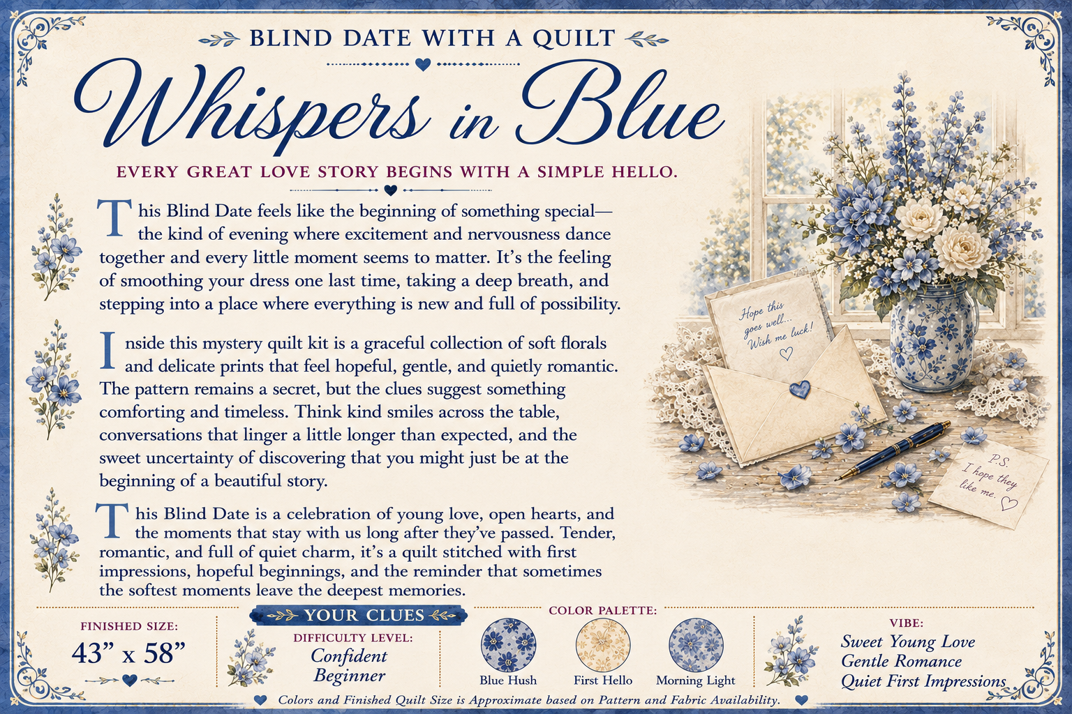 Blind Date with a Quilt (3 Yard) - Foundations Series