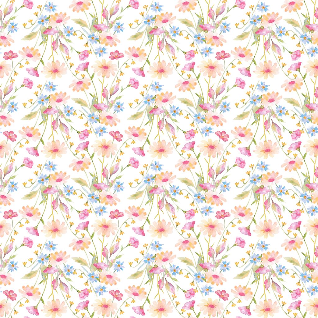 Painted Petals 1 Yard Cut
