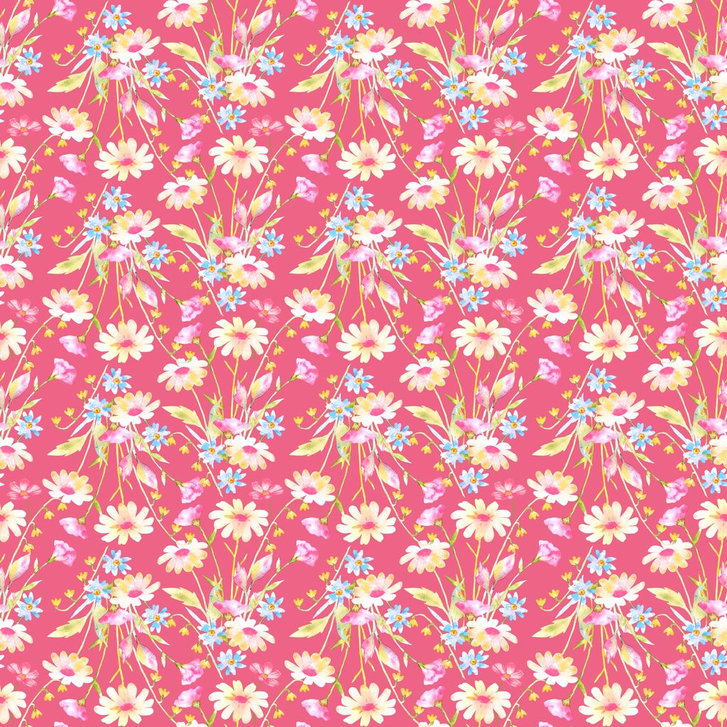 Painted Petals 1 Yard Cut