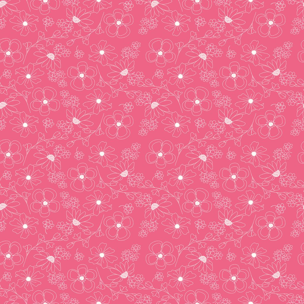 Painted Petals 1 Yard Cut