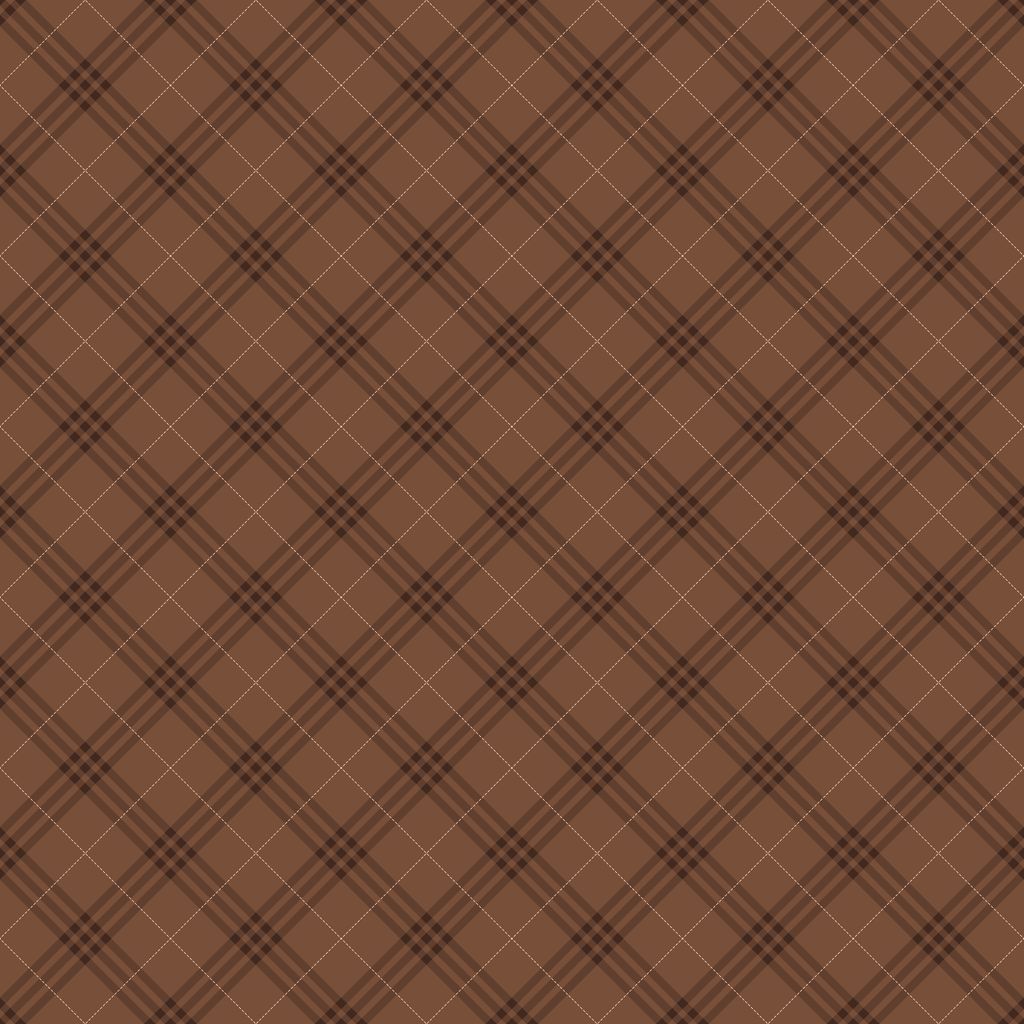 Brown plaid pattern with a checkered design
