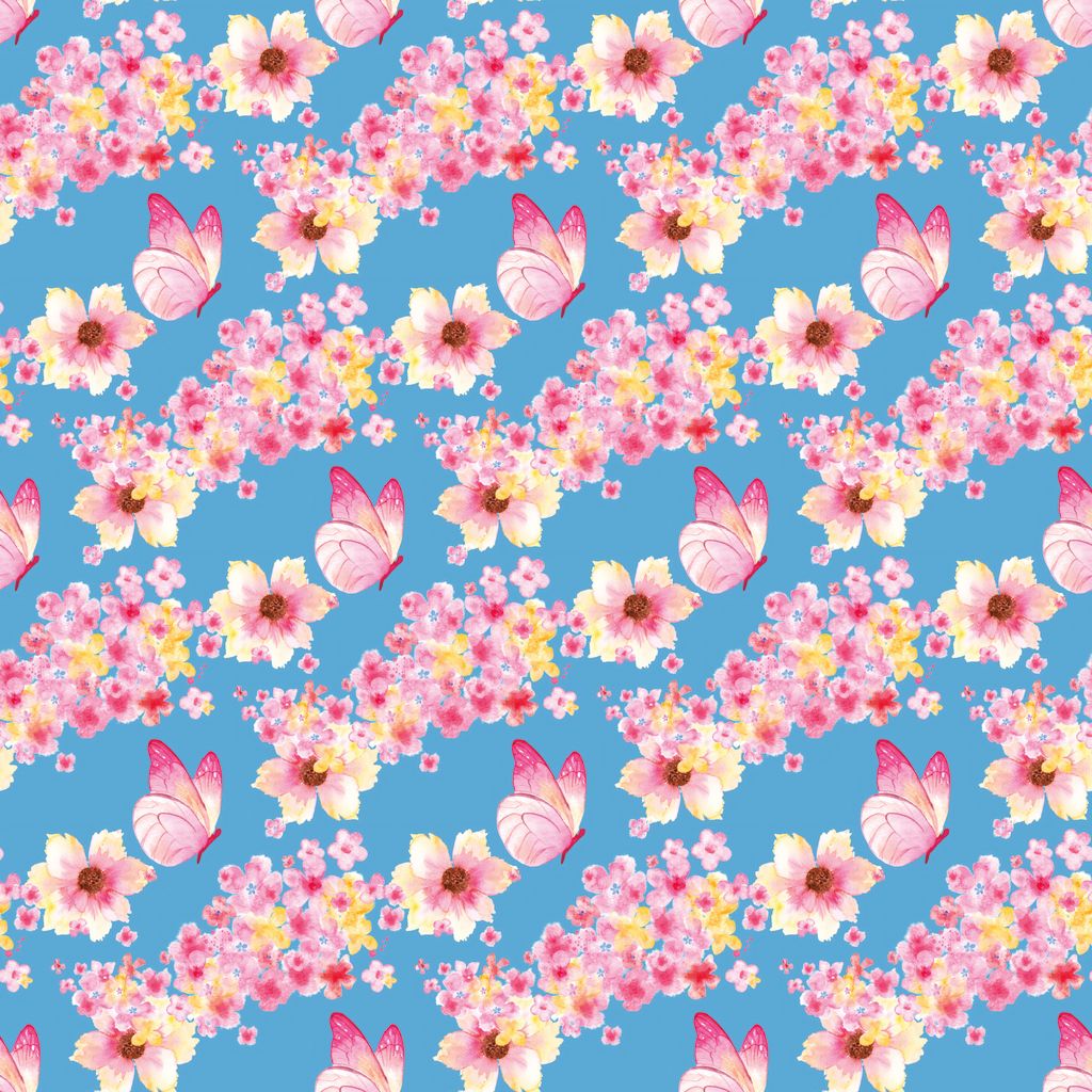 Painted Petals 1 Yard Cut