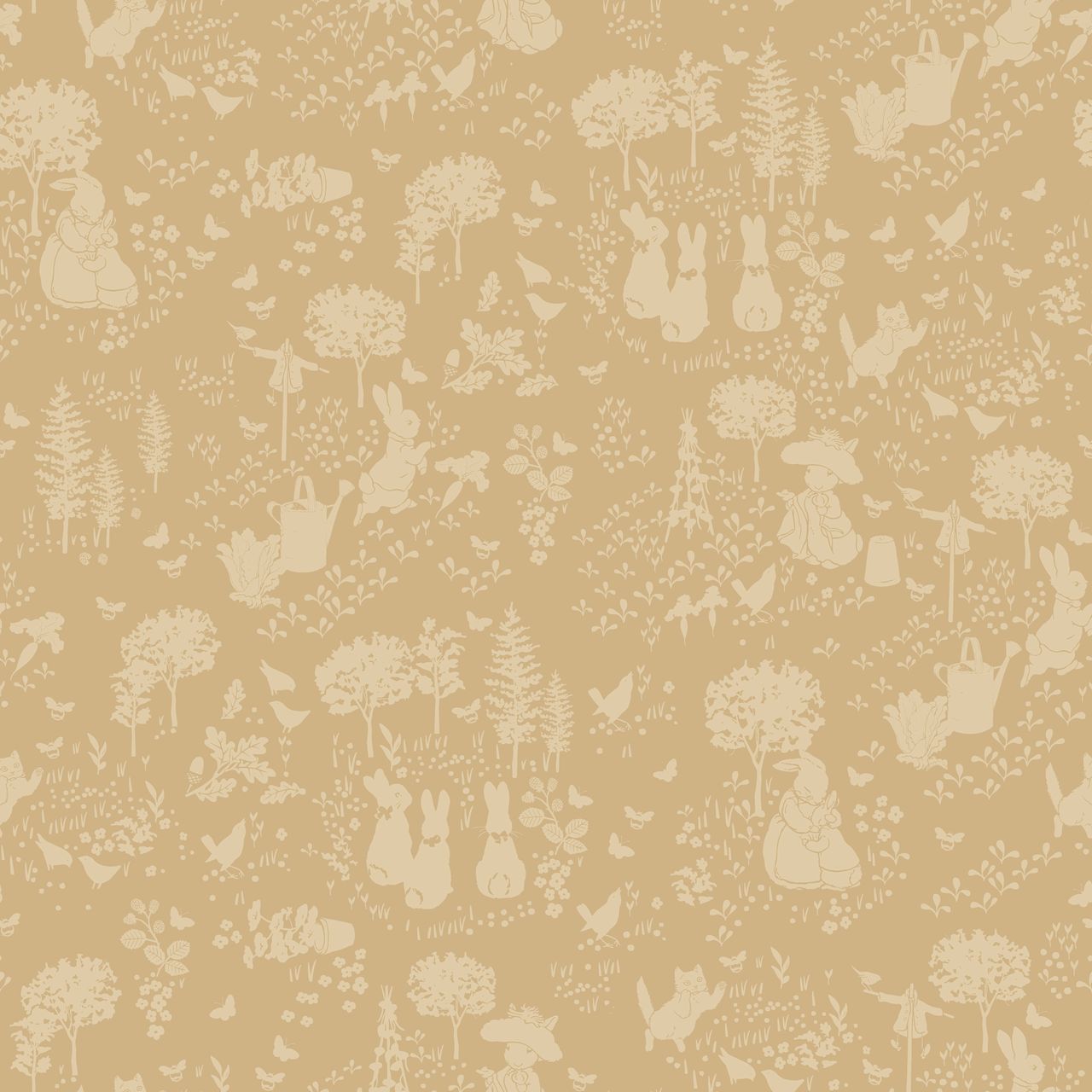Peter Rabbit and Benjamin Bunny 1 Yard Cut