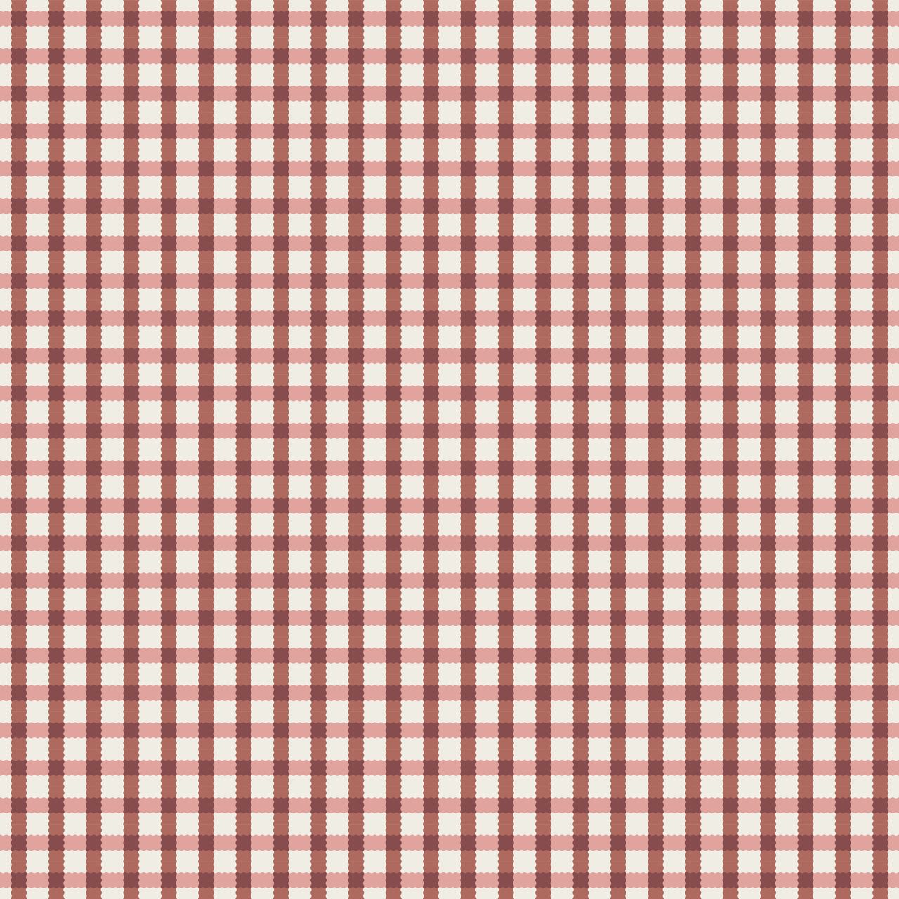 Red and white checkered pattern
