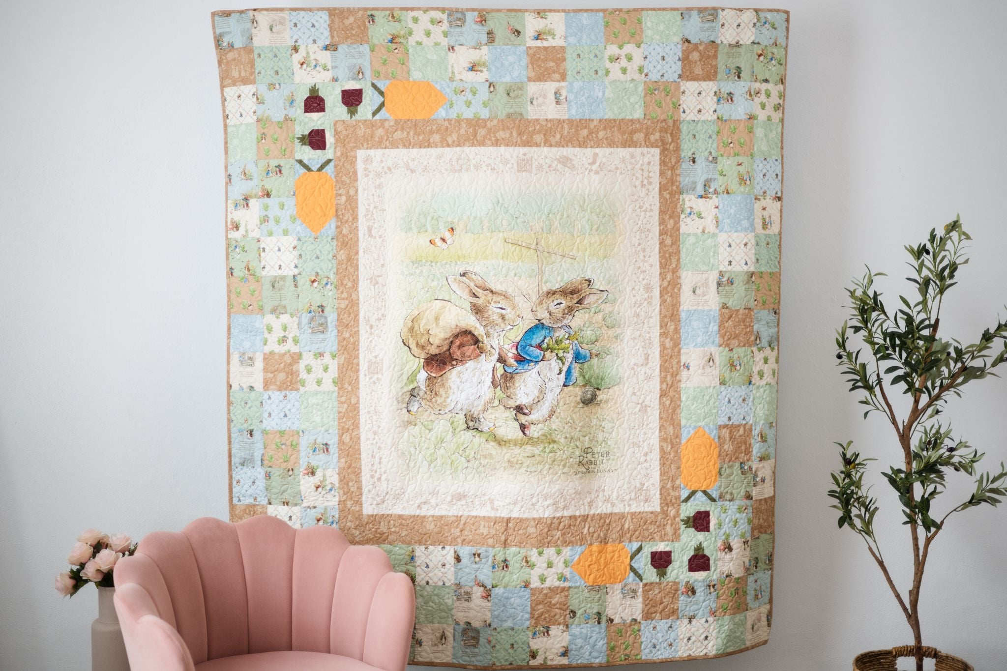 Peter Rabbit and Benjamin Bunny Panel