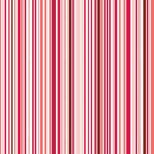 Pattern of vertical red and pink stripes on a white background