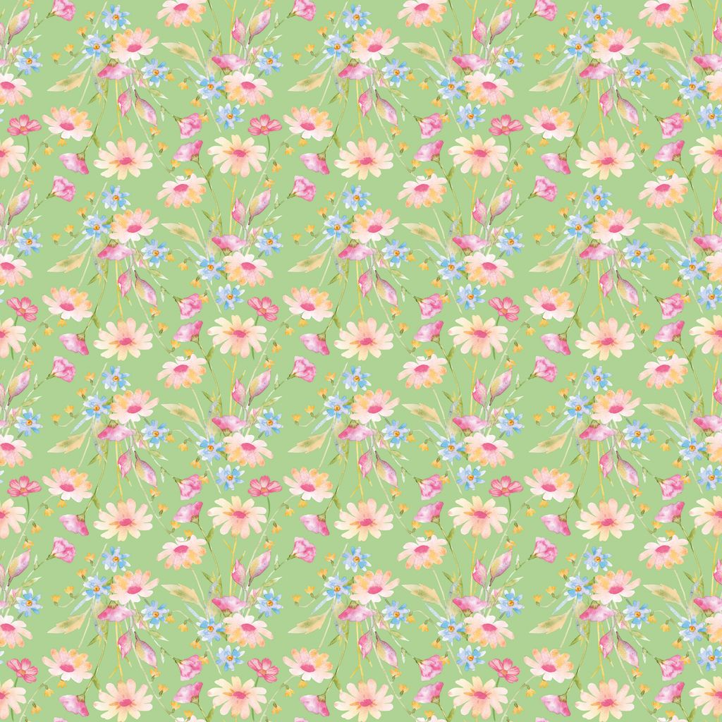 Painted Petals 1 Yard Cut